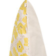 BELIANI - Lot de 2 coussins décoratifs TRITELEIA Velours 45 x 45 cm Jaune Motif floral - vignette