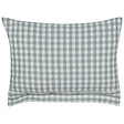 BELIANI - Lot de 2 coussins décoratifs TALYA 40 x 60 cm Vert menthe À carreaux - vignette