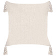 BELIANI - Lot de 2 coussins décoratifs HAKONE 42 x 42 cm Taupe Motif géométrique - vignette