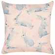 BELIANI - Lot de 2 coussins décoratifs RATIBIDA Coton 45 x 45 cm Rose - vignette