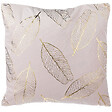 BELIANI - Lot de 2 coussins décoratifs FREESIA Velours 45 x 45 cm Rose Motif de plante - vignette