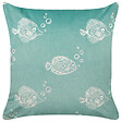 BELIANI - Lot de 2 coussins décoratifs SOLIDAGO Velours 45 x 45 cm Vert - vignette