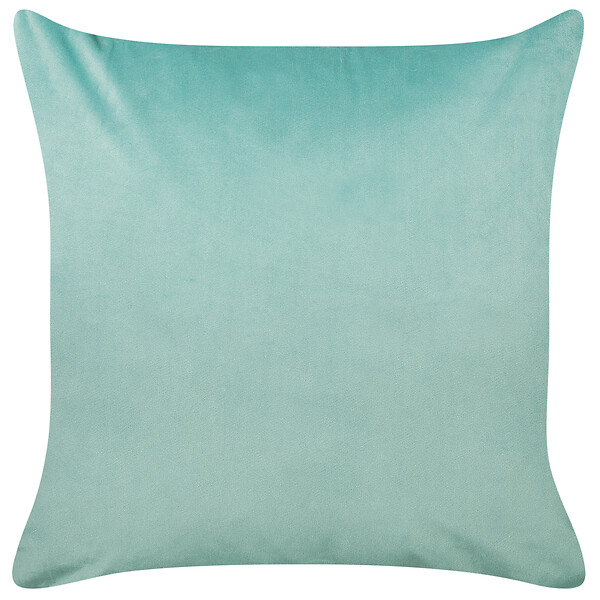 BELIANI - Lot de 2 coussins décoratifs SOLIDAGO Velours 45 x 45 cm Vert - large