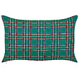 BELIANI - Lot de 2 coussins décoratifs JOYCANDY 30 x 50 cm Vert Motif de Noël - vignette