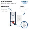 GROHE - - Bati support pour wc Rapid SL 1.13 m x 0.42 m avec plaque de commande blanche - vignette