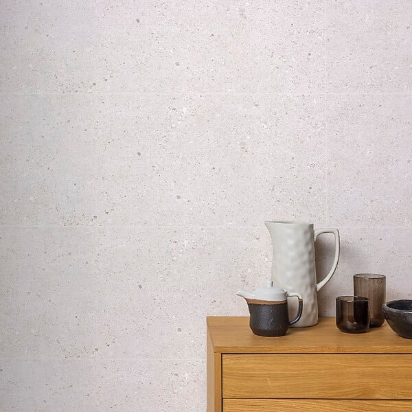 RO'MA NATURE - Carrelage effet Béton Gris Silver 100x33,3x0,86 cm Arvelis - Mur intérieur (vendu par carton de 2 m²) - large