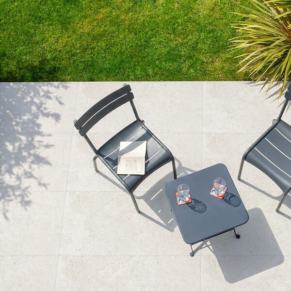 RO'MA NATURE - Carrelage effet Pierre Beige Lin 100x50x2 cm Orvigny - Sol extérieur (vendu par carton de 0,5 m²) - large