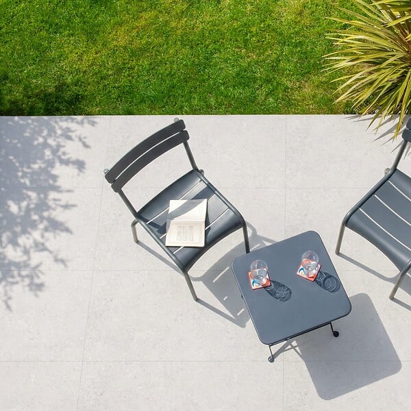 RO'MA NATURE - Carrelage effet Pierre Gris Perle 100x50x2 cm Orvigny - Sol extérieur (vendu par carton de 0,5 m²) - large