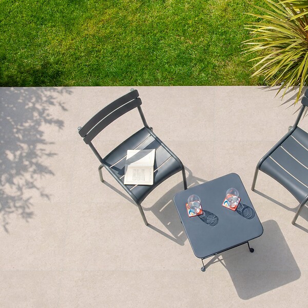 RO'MA NATURE - Carrelage effet Pierre Beige Sable 100x50x2 cm Orvigny - Sol extérieur (vendu par carton de 0,5 m²) - large