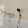 HANSGROHE - Pommeau de douche HANSGROHE Pulsify Select EcoSmart 105 3 jets relaxation chromé + flexible de douche 2 m HANSGROHE Isiflex chromé - vignette