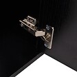 VIDAXL - vidaXL Meuble de salle de bain 11 pcs avec lavabo et robinet Noir - vignette