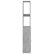 VIDAXL - vidaXL Armoire de bain gris béton 25x26,5x170 cm bois d'ingénierie - vignette