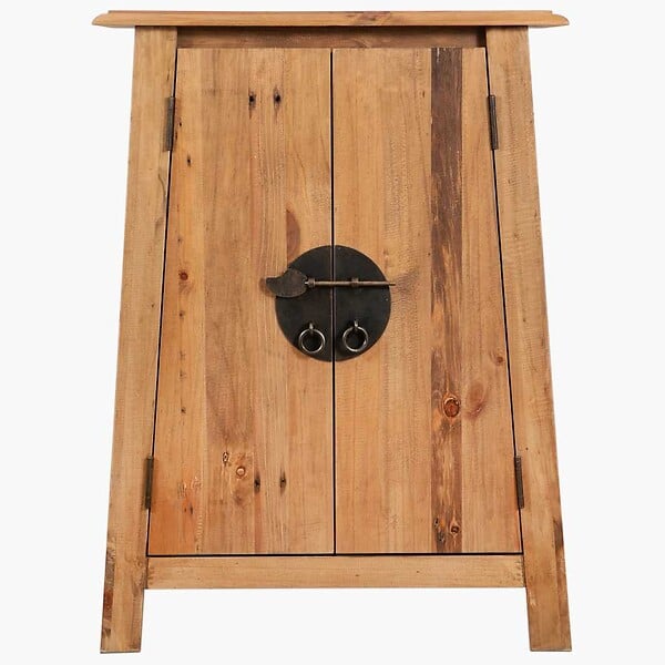 VIDAXL - vidaXL Armoire latérale de salle de bain Pin massif 59x32x80 cm - large