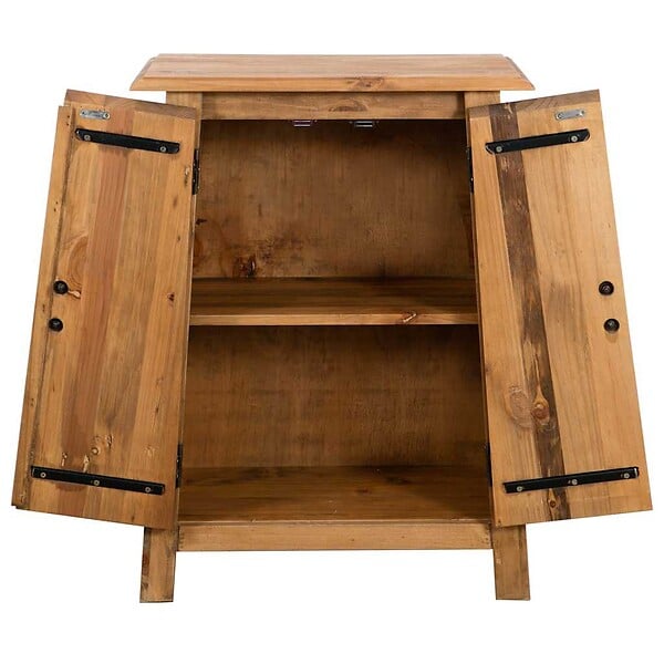VIDAXL - vidaXL Armoire latérale de salle de bain Pin massif 59x32x80 cm - large
