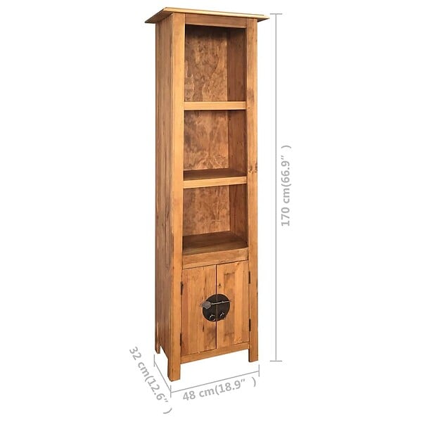 VIDAXL - vidaXL Meuble de salle de bain autoportant Bois pin massif 48x32x170cm - large