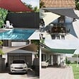 VIDAXL - vidaXL Voile de parasol tissu oxford rectangulaire 3x6 m taupe - vignette
