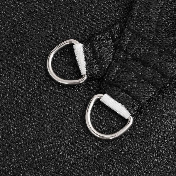 VIDAXL - vidaXL Voile d'ombrage 160 g/m² Noir 2x4 m PEHD - large