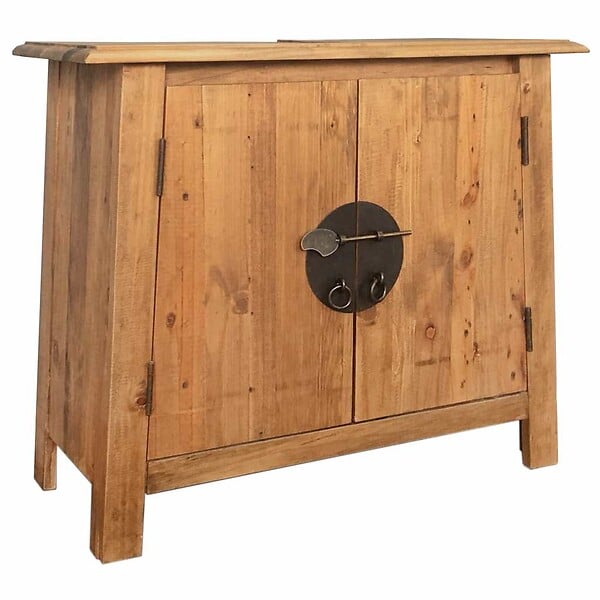 VIDAXL - vidaXL Meuble-lavabo de salle de bains pin massif 70x32x63 cm - large