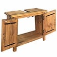 VIDAXL - vidaXL Meuble-lavabo de salle de bains pin massif 70x32x63 cm - vignette