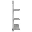 VIDAXL - vidaXL Miroir de salle de bain gris béton 60x10,5x45cm bois ingénierie - vignette