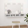 VIDAXL - vidaXL Armoire à miroir avec LED blanc 90x31,5x62 cm - vignette