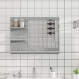 VIDAXL - vidaXL Miroir de bain Sonoma gris 60x10,5x45 cm Bois d'ingénierie - vignette