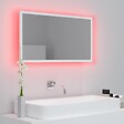 VIDAXL - vidaXL Miroir à LED de salle de bain Blanc 80x8,5x37 cm Acrylique - vignette