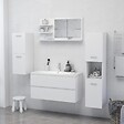 VIDAXL - vidaXL Miroir de salle de bain blanc 90x10,5x45 cm bois d’ingénierie - vignette