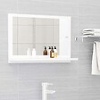 VIDAXL - vidaXL Miroir de salle de bain Blanc 60x10,5x37 cm Bois d’ingénierie - vignette