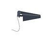CAZEBOO - Cazeboo Store banne motorisé semi-coffre FAZZIO 5x3 m - Toile premium 320g/m2 Gris - vignette
