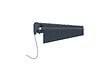 CAZEBOO - Cazeboo Store banne motorisé semi-coffre FAZZIO 3x2,5 m - Toile premium 320g/m2 Gris - vignette