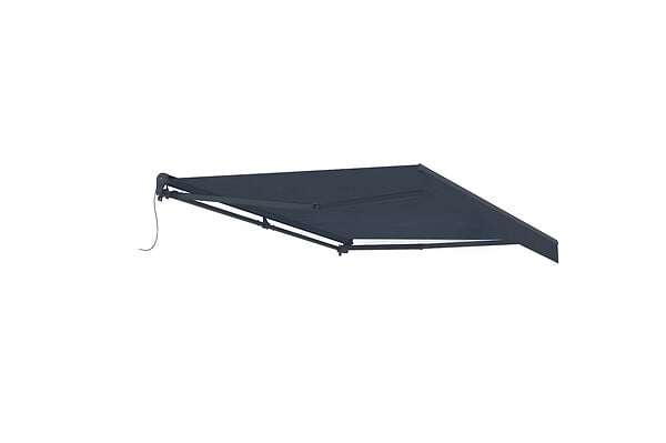 CAZEBOO - Cazeboo Store banne motorisé semi-coffre FAZZIO 3x2,5 m - Toile premium 320g/m2 Gris - large