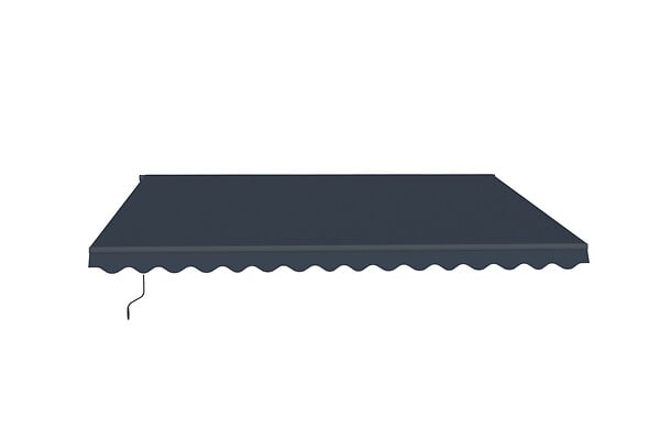 CAZEBOO - Cazeboo Store banne monobloc VECCHIO 4 m x 3 m - Toile premium 320g/m2 Gris - large