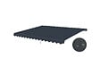 CAZEBOO - Cazeboo Store banne monobloc VECCHIO 4 m x 3 m - Toile premium 320g/m2 Gris - vignette
