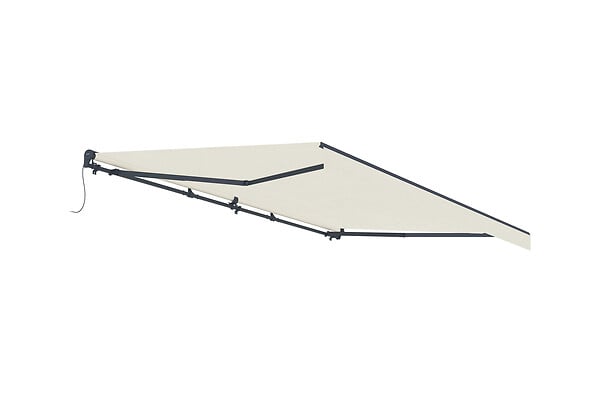 CAZEBOO - Cazeboo Store banne motorisé semi-coffre FAZZIO 5x3 m - Toile premium 320g/m2 Beige - large