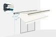 CAZEBOO - Cazeboo Store banne motorisé semi-coffre FAZZIO 5x3 m - Toile premium 320g/m2 Beige - vignette