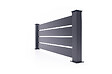 CASANOOV - Casanoov Kit clôture aluminium ajourée VOGEL – H.90   cm – L.1,90 m – kit complet - vignette