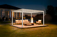 CAZEBOO - Cazeboo Pergola bioclimatique autoportée PIANA 4x3 m aluminium blanc - lames orientables - pergola autoportée 3x4 m - vignette