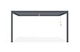 CAZEBOO - Cazeboo Pergola bioclimatique adossée PIANA 4x3 m aluminium gris - Lames orientables - vignette