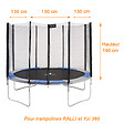 KANGUI - KANGUI Filet de sécurité seul pour trampoline RALLI Ø 360cm - vignette
