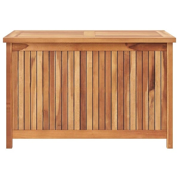 VIDAXL - vidaXL Boîte de rangement de jardin 90x50x58 cm Bois de teck solide - large