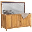 VIDAXL - vidaXL Boîte de jardin 114x50x58 cm Bois massif de teck - vignette