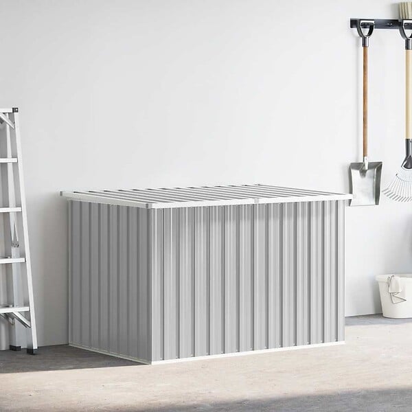 VIDAXL - vidaXL Boîte de rangement de jardin Gris 171x99x93 cm - large
