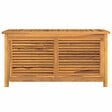 VIDAXL - vidaXL Boîte de rangement jardin et sac 114x50x58 cm bois massif teck - vignette