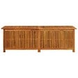 VIDAXL - vidaXL Boîte de rangement de jardin 175x50x58 cm Bois d'acacia solide - vignette