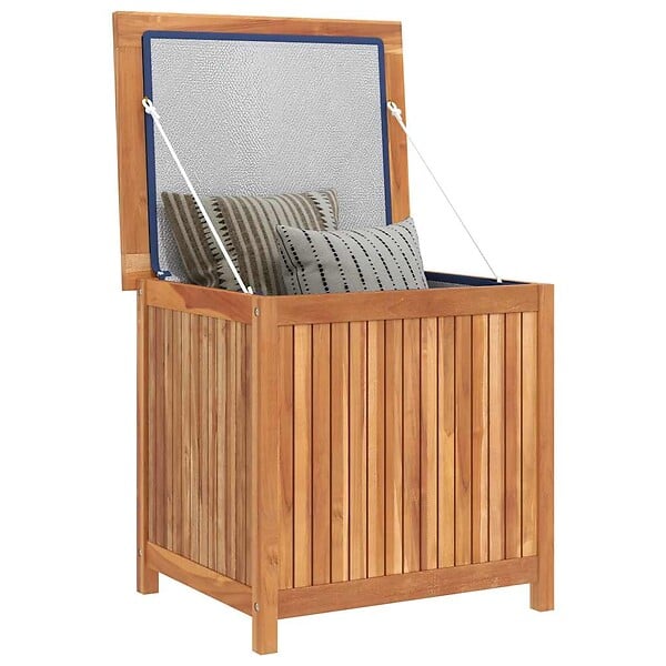 VIDAXL - vidaXL Boîte de rangement de jardin 60x50x58 cm Bois de teck solide - large