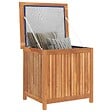 VIDAXL - vidaXL Boîte de rangement de jardin 60x50x58 cm Bois de teck solide - vignette