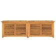 VIDAXL - vidaXL Boîte de rangement jardin et sac 175x50x55 cm bois massif teck - vignette