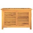 VIDAXL - vidaXL Boîte de rangement de jardin et sac 90x50x58cm bois massif teck - vignette
