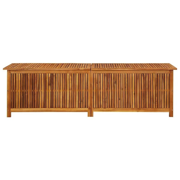 VIDAXL - vidaXL Boîte de rangement de jardin 200x50x58 cm Bois d'acacia solide - large